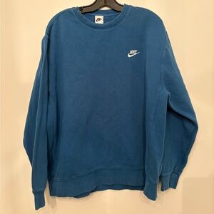 Vintage 2010 Men’s Nike Spell Out Swoosh Blue XL Sweatshirt